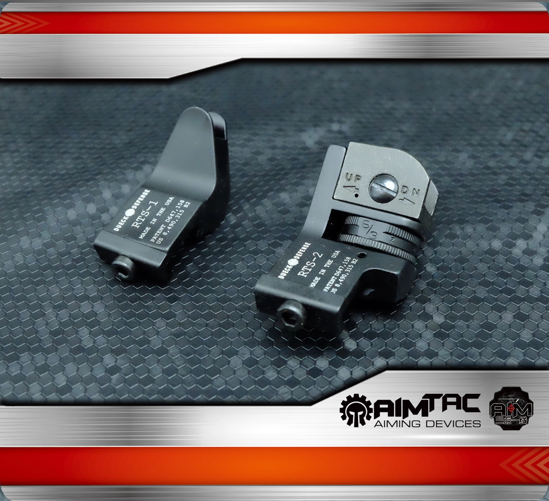 Dueck оборона быстрое переключение RTS1 RTS2 прицел набор для M4 AR15 20 мм Пикатинни | Спорт