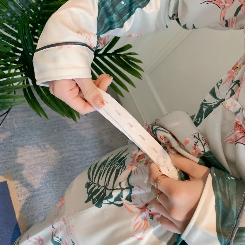 

2pcs/ Set Casual Maternity Clothes Striped Maternity Sleepwear Breastfeeding Sleepwear Nursing Pajamas for Pregnant Women