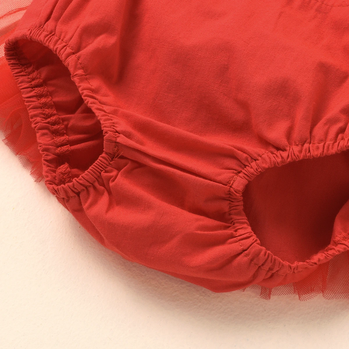 

Emmababy 6-24M Newborn Baby Girl Bodysuit Dress Summer Ruffle Sleeveless Solid Color Tulle Bow Back Jumpsuit Playsuit Clothes