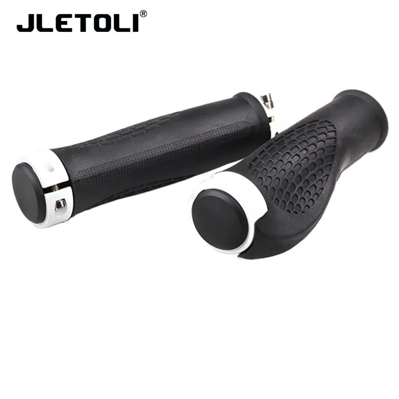 JLETOLI, рукоятки на руль для горного велосипеда, Нескользящие, гладкие, мягкие, резиновые, для шоссейного велосипеда, велосипедные ручки, для велосипедных частей - Цвет: White