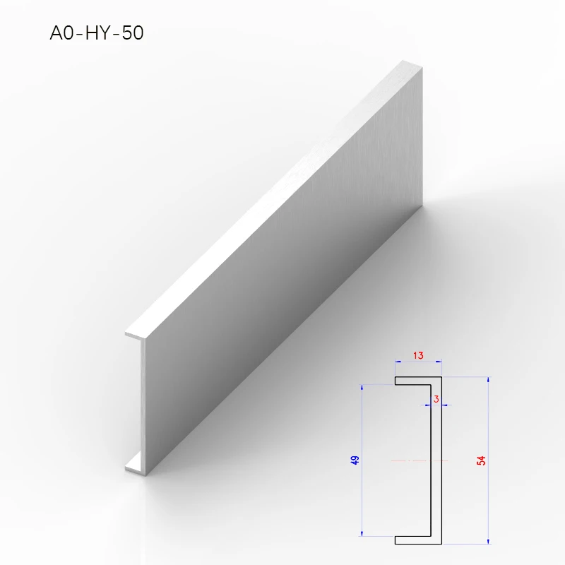 Заводская цена экструзия алюминиевого профиля задней панели 6061 для дверей и окон