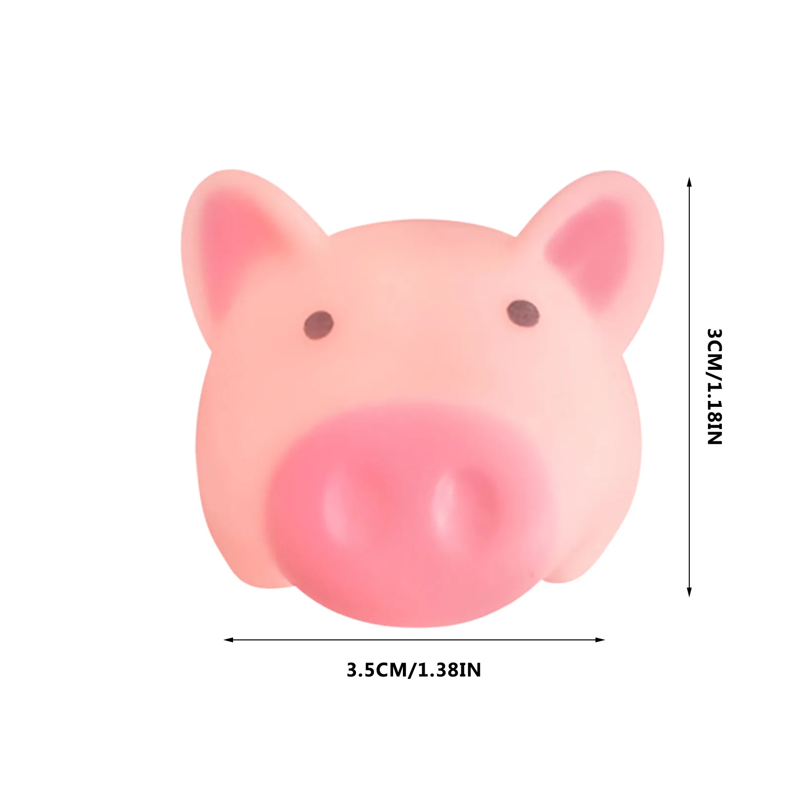 

Pig Toys Cute Interactive Mini Pig Pinching Joys Stress Vent Toy Funny Pink Screaming Rubber Pig Animal Playing Toys