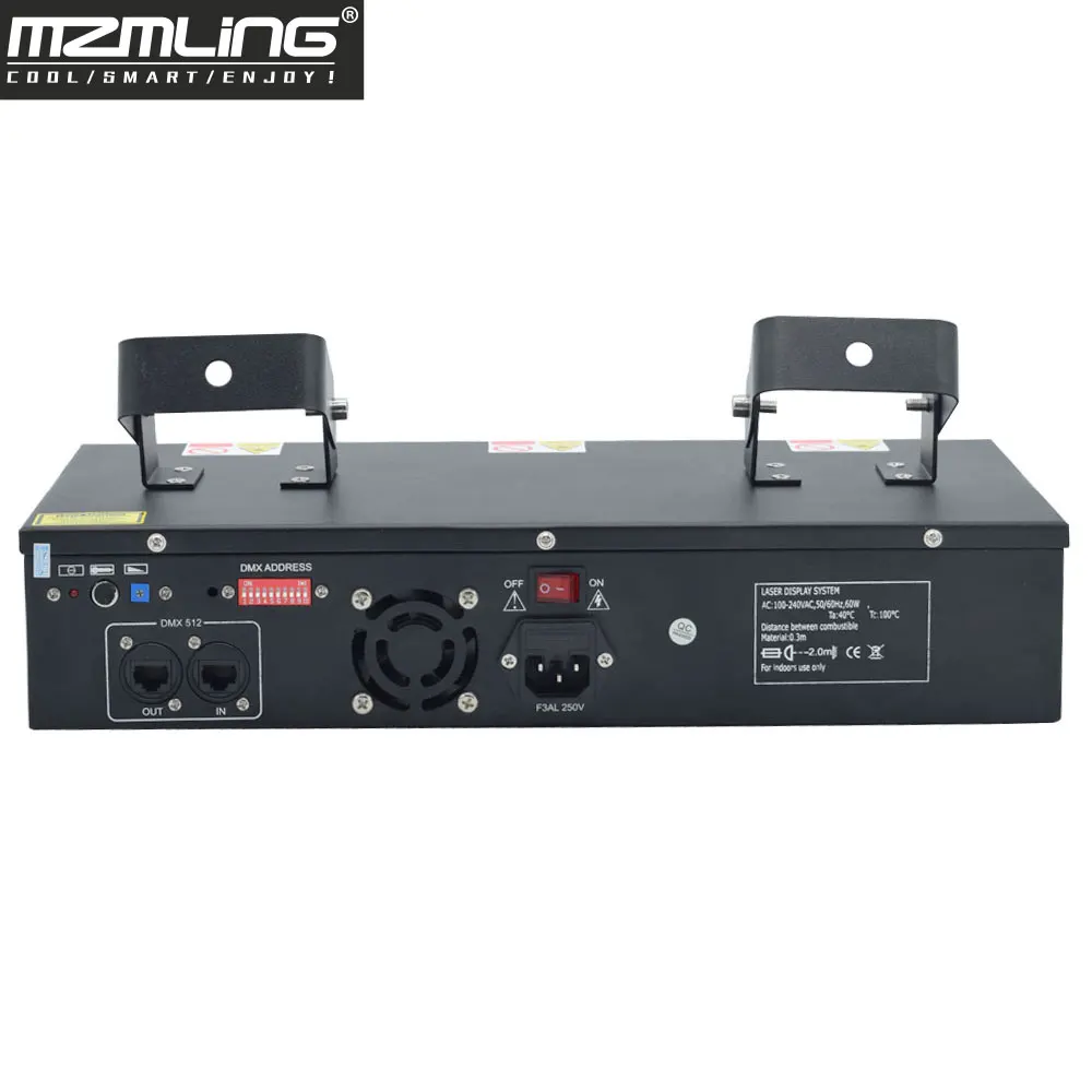Hot 3 Heads Laser Light 0.3w RGB R 100mw G 45mw B 120mw DMX512 DJ /Bar /Party /Show /Stage LED Stage Machine | Лампы и освещение