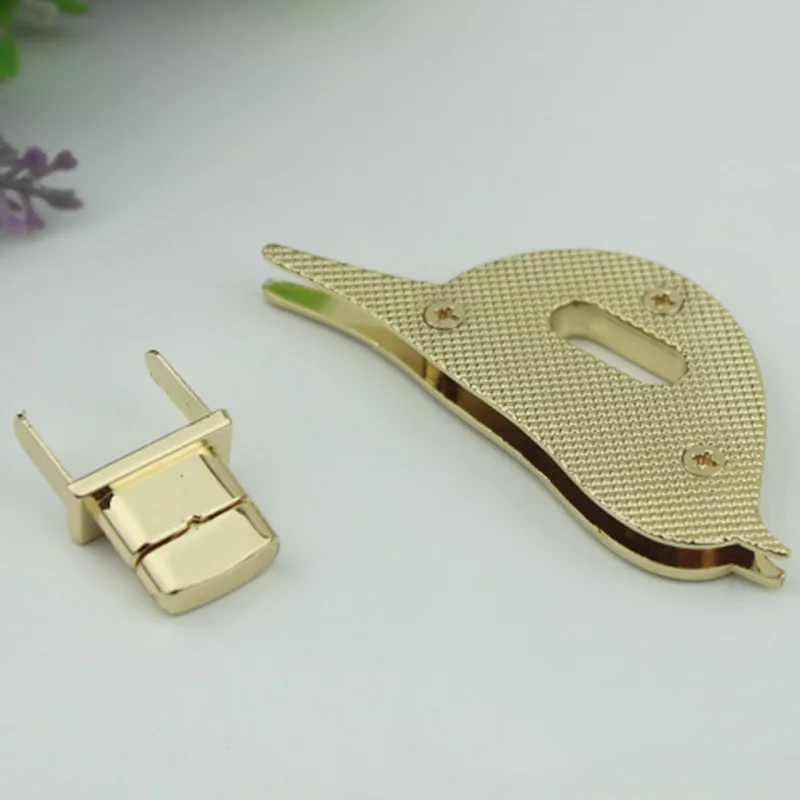 Металлическая застежка в форме птицы поворотный замок для самостоятельной