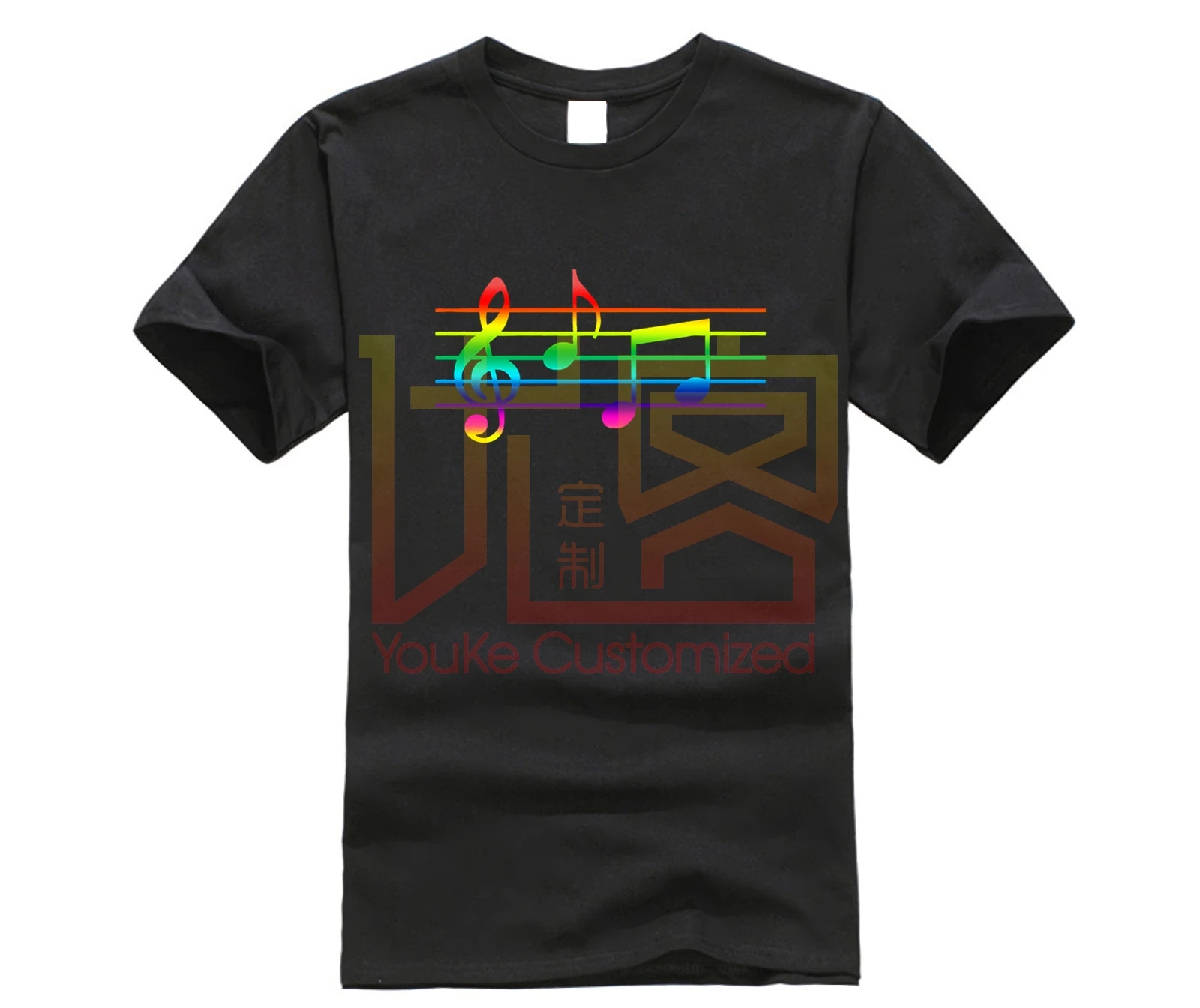 С изображением музыкальных нот Рок Джаз гитара подарок на Рождество день