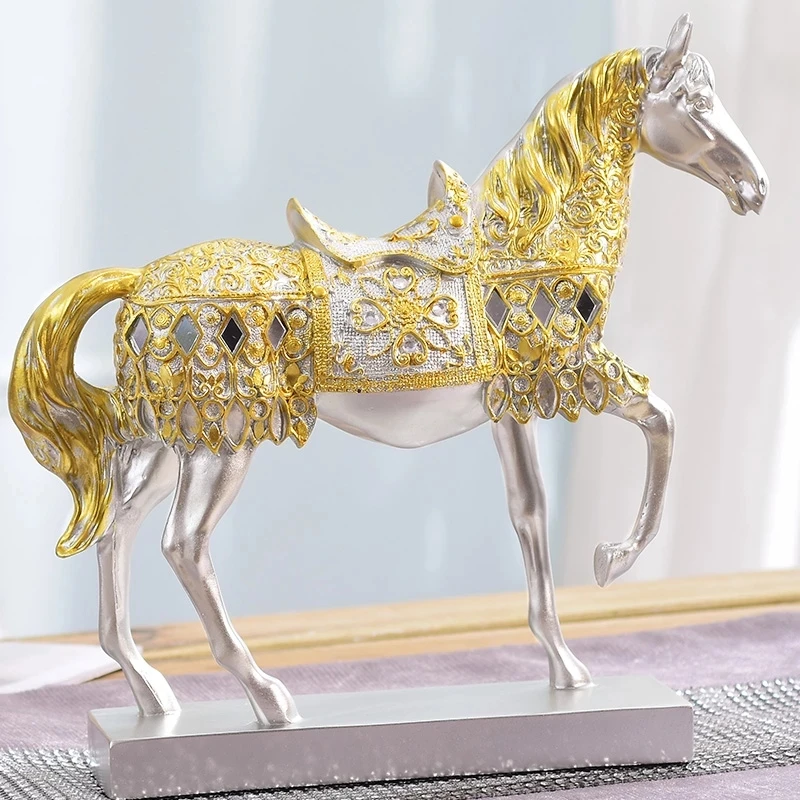 Конский Декор для гостиной аксессуары Красивая домашняя мебель украшения дома