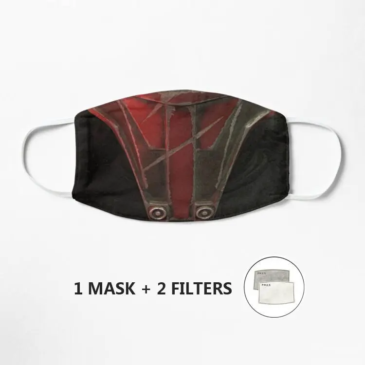 

Revan Knight of the Old Republic Mask Cotton Fabric Washable filter pocket Unisex Cotton