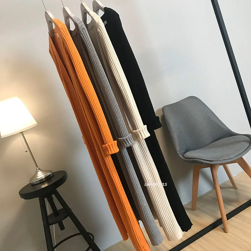 

New Long Cardigan Women Elegant Ladies Loose Ribbed Knitted Oversize Sweaters Fashion Long Coat 2021 Spring And Autumn