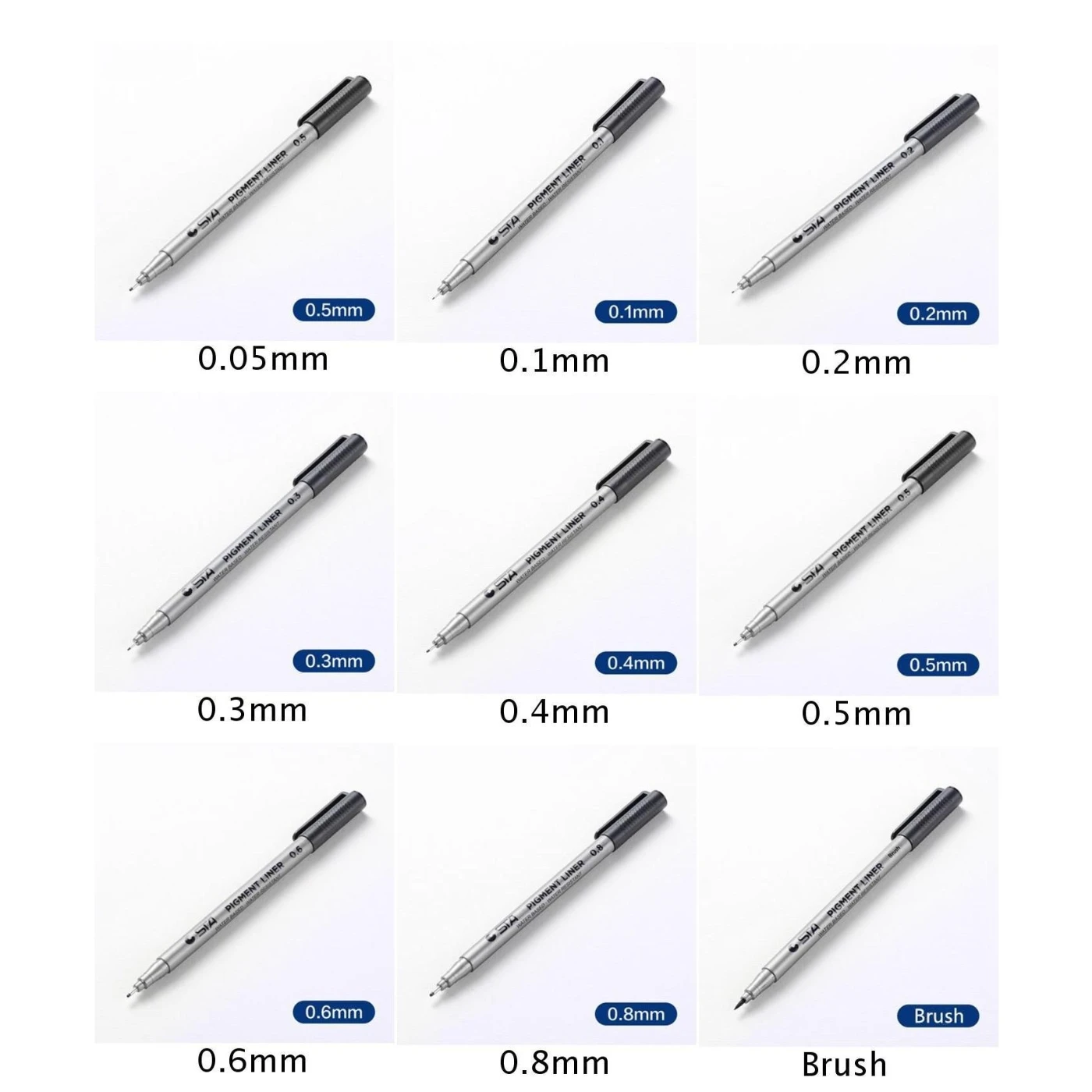 Профессионалы кисточка для рисования художники Подарочная точка черный гладкий