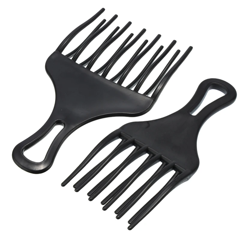 Расческа для волос расческа вилка афро пластиковая с высокой и низкой передачей