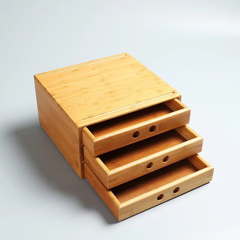 Коробочки для чая пуэр из бамбука|Чайница| |