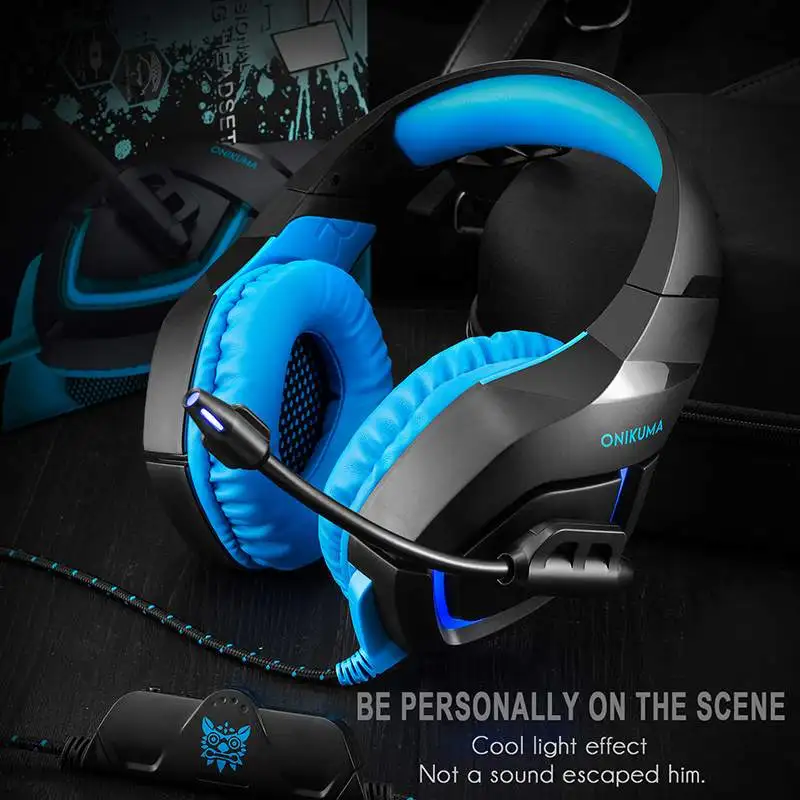 

Game Headphones Gaming Headsets Bass Stereo Over-Head Earphone Casque PC Laptop Microphone Wired Headset For Computer Xbox