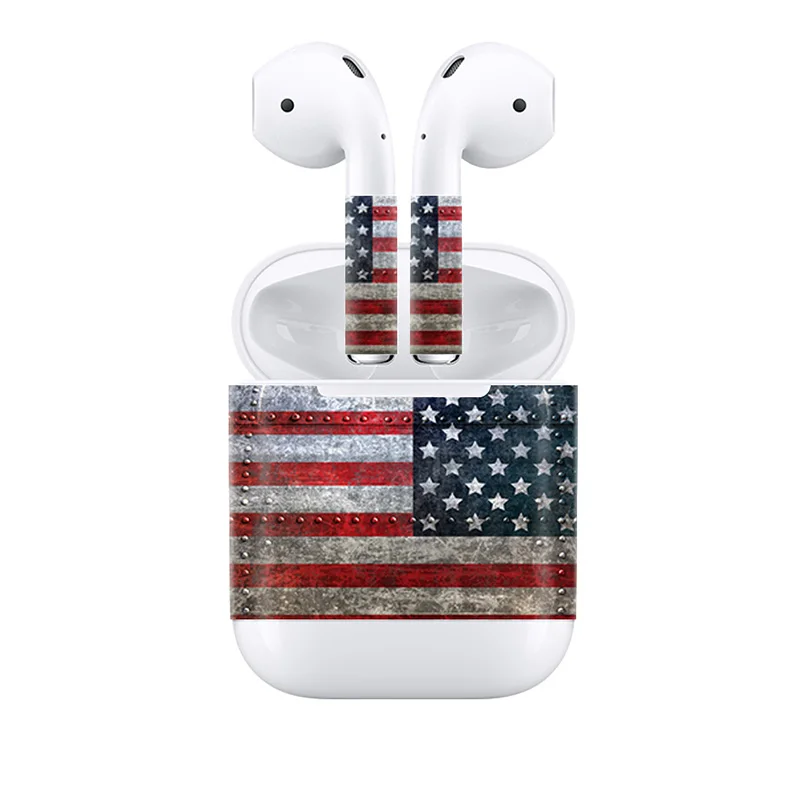 14 цветов гарнитура для airpods наклейка Apple с высококачественной защитной кожей |