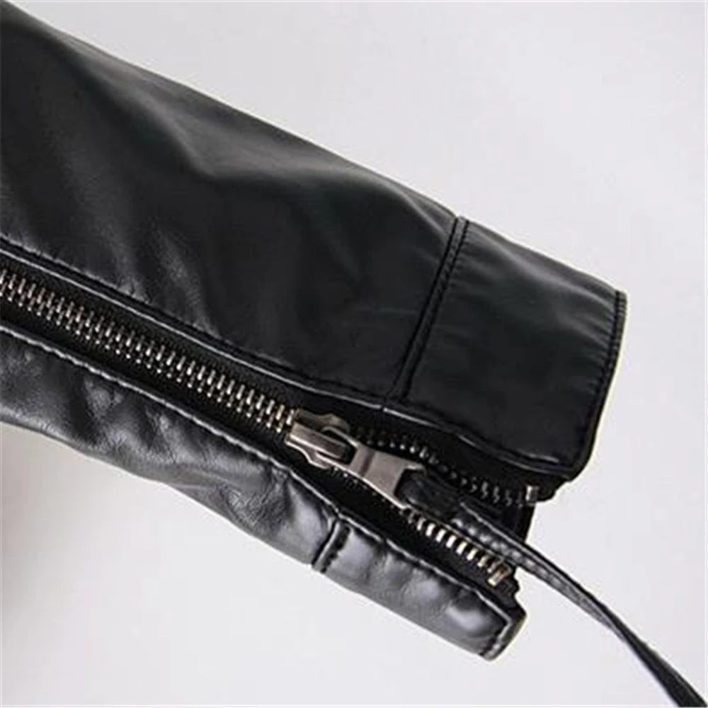 Leather Overcoat Winter Pu Jackets New Autumn Black Good Quality Ladies Basic Street Women Short Soft Pu Outwear Coat Outerwear