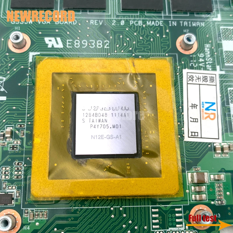 Видеокарта для ASUS G73SW G73JW G53SW G53SX G53JW VGA board GTX 560M GTX560M 60-N7CVG1000 N12E-GS-A1 2 ГБ DDR5 | Компьютеры