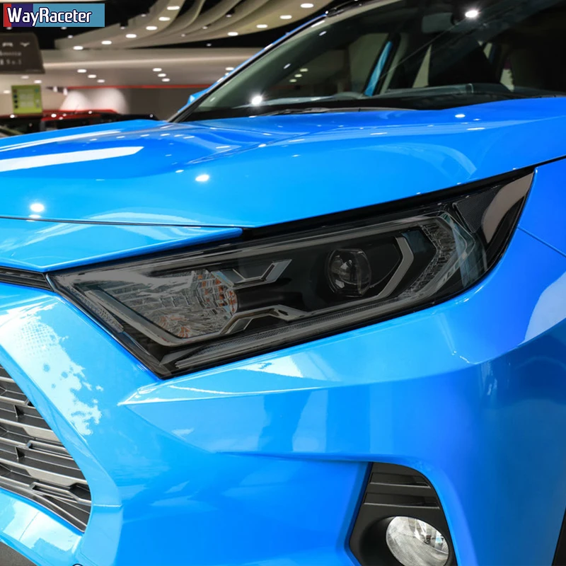 2 Pcs Car Headlight Protective Film Vinyl Protection Transparent Black TPU Sticker For Toyota RAV4 XA50 2019 2020 Accessories 2 Pcs Car Headlight Protective Film Vinyl Protection Transparent Black TPU Sticker For Toyota RAV4 XA50 2019 2020 Accessories
