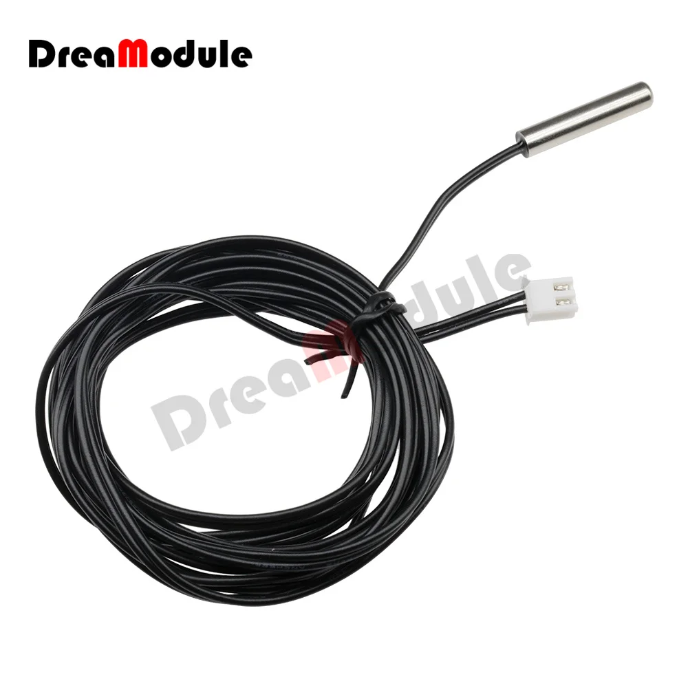 0.5/2/3M Waterproof NTC 10K 1% 3950 100M 200M Thermistor Accuracy Temperature Sensor Wire Cable Probe For Arduino W1209 W1401 |