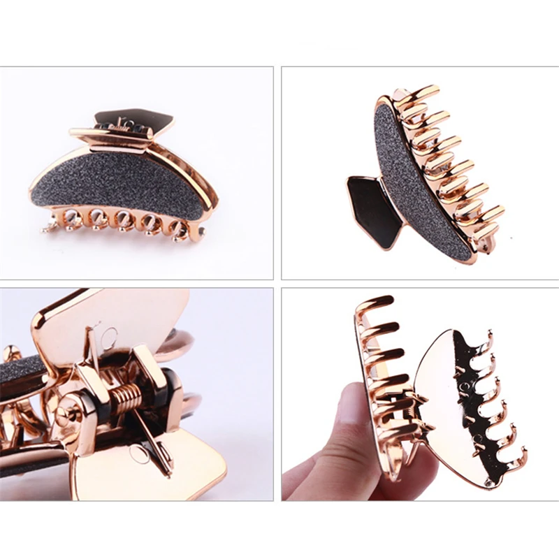 Модные блестящие красочные заколки для девочек заколка-краб волос зажим женские