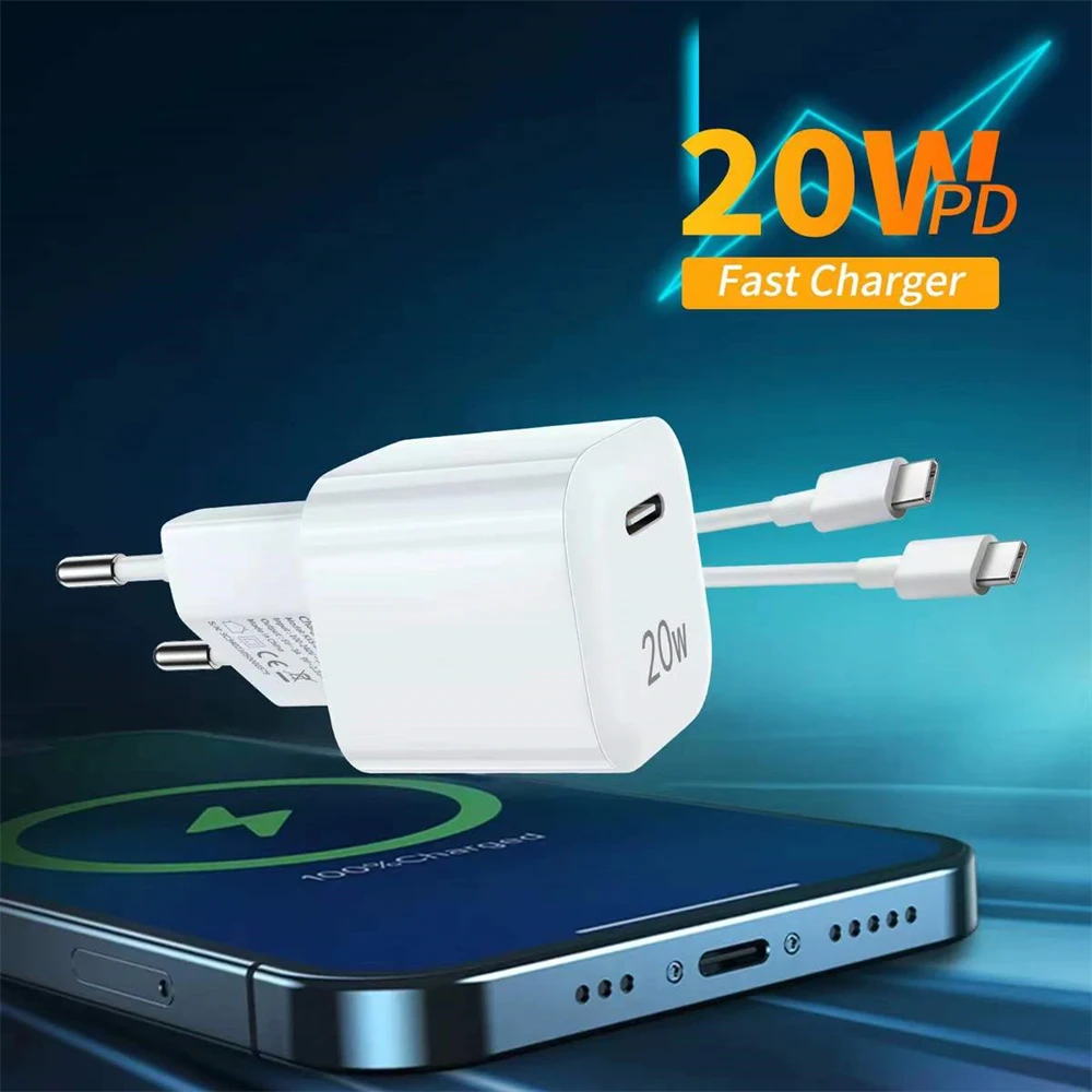 

Quick Charger PD Charger 1 Port Phone USB Fast charger For iPhone 12 pro 11 Xiaomi Huawei Wall Travel USB Charger Adapter