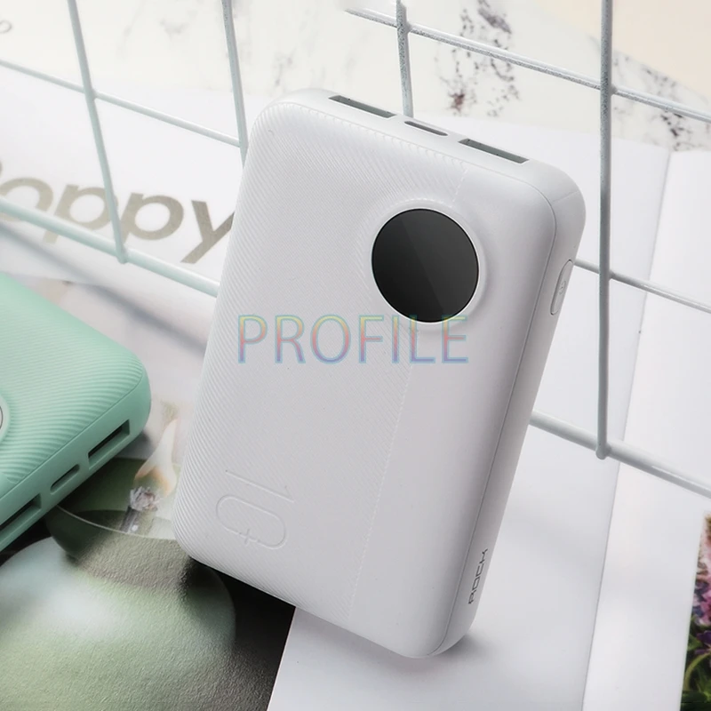 Внешний аккумулятор ROCK P75V539 10000 мАч USB для iPhone Xiaomi Huawei | Мобильные телефоны и