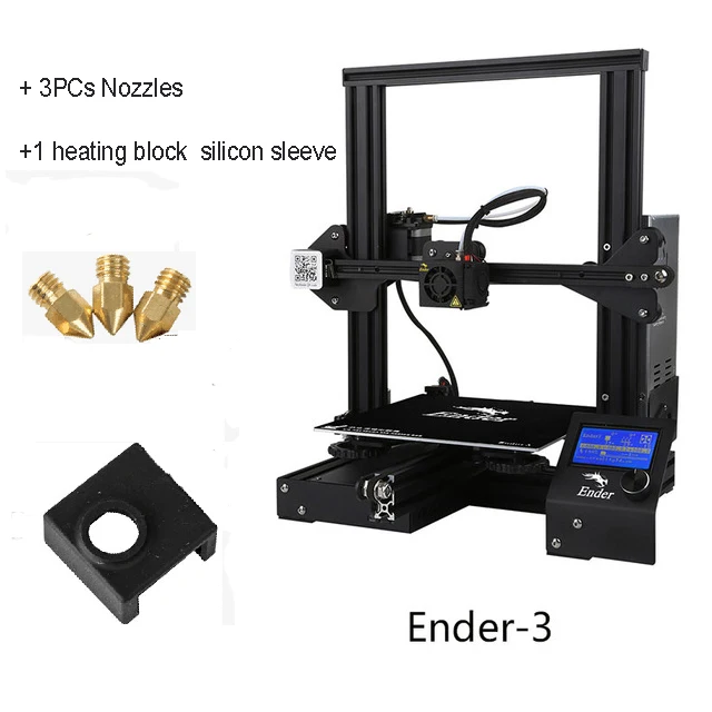 Creality 3D принтер обновления Ender 3/Ender 3 Pro/Ender 3X V Slot большой размер подарок Nozzels +