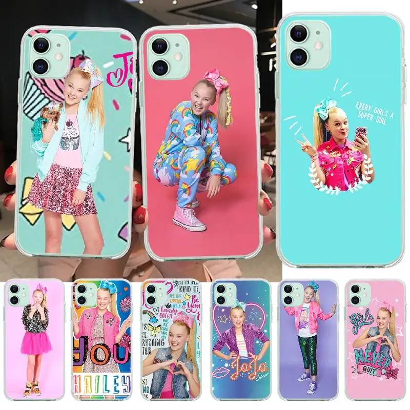 

NBDRUICAI Jojo Siwa Customer High Quality Phone Case for iPhone 11 pro XS MAX 8 7 6 6S Plus X 5S SE XR cover