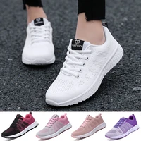 women shoes flats fashion casual ladies walking mesh breathable female sneakers comfortable bottom running shoes plus size 35 42
