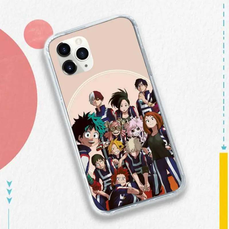 

My Hero Boku No Academia Deku Bakugou luxury Phone Case cover for iPhone 11 12 pro XS MAX 8 7 6 6S Plus X 5S SE 2020 XR
