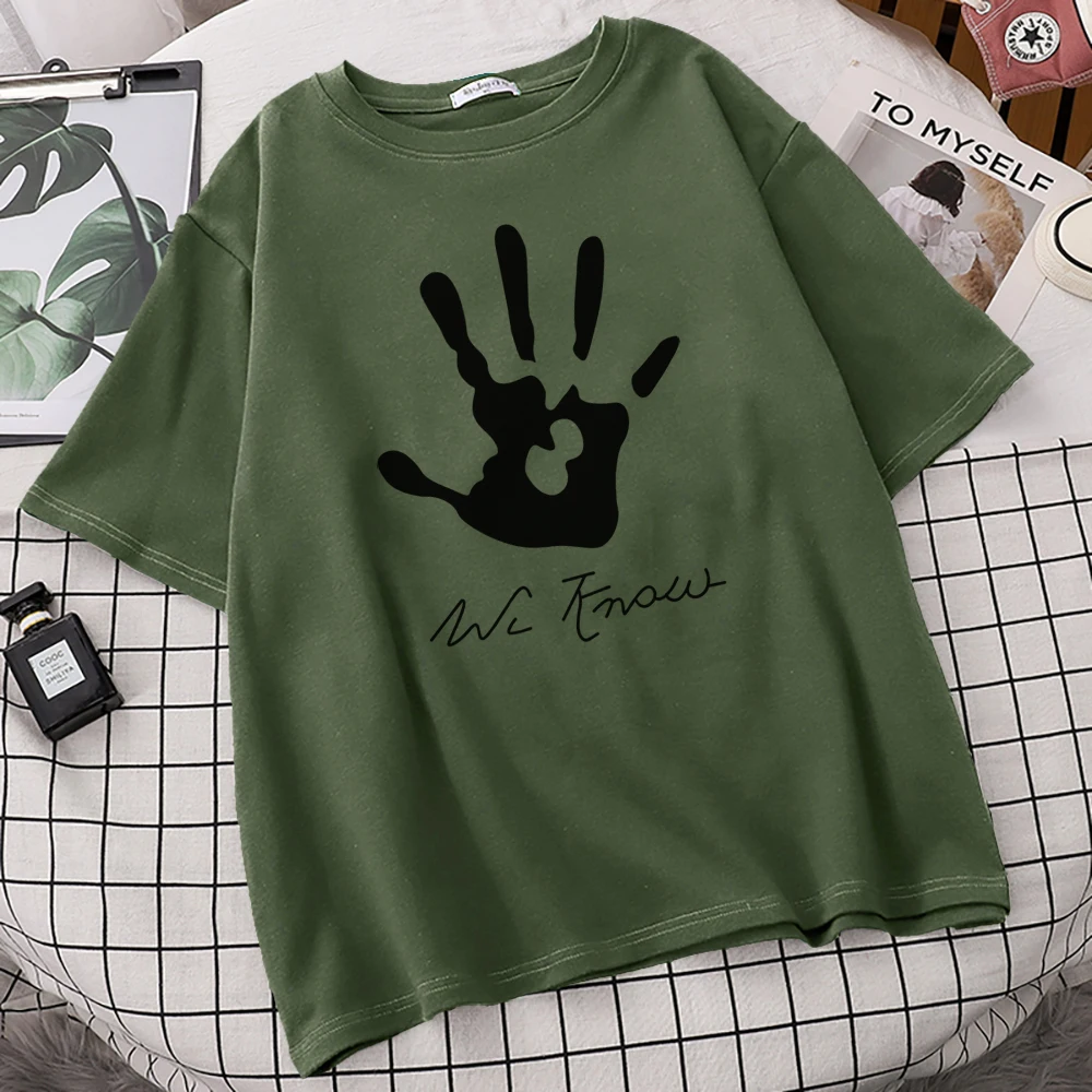 Мужская футболка с принтом руки братства Skyrim Dark летняя свободная модная крутая