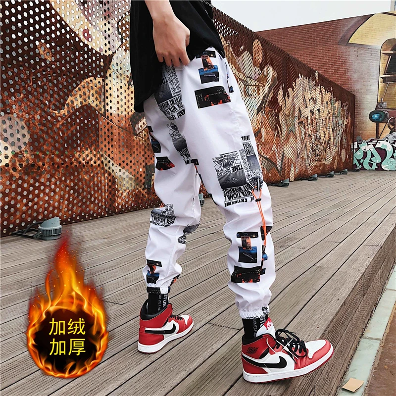 

2020 New Hip-hop 9 Points Pants Autumn Ins Men's Pants Trend Style Of Sports Pants Men's Korean Casual Reflective Beam Pants
