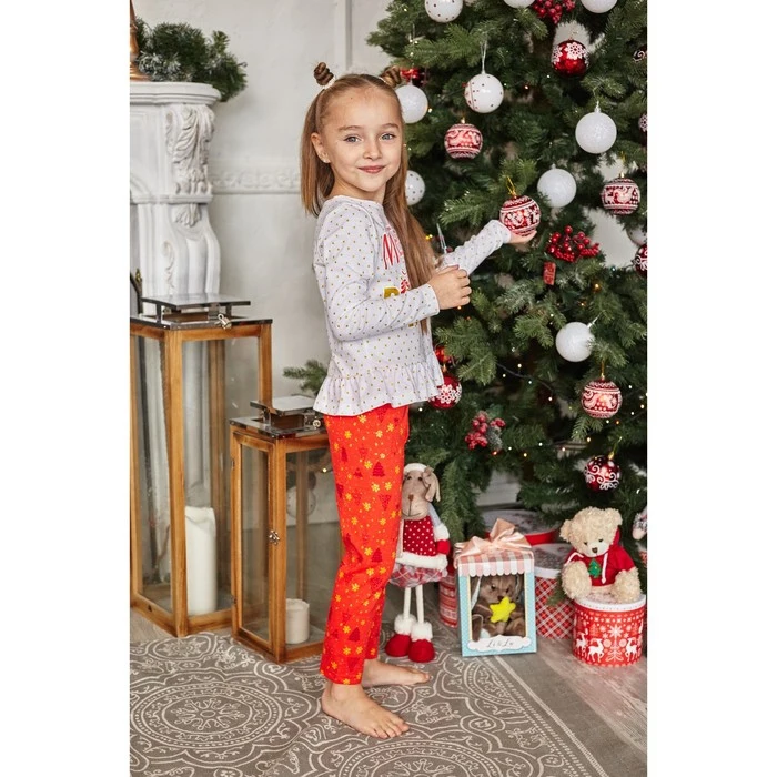 Пижама детская KAFTAN &quotBright" р.36 (134-140) красный/белый 4235750 | Мать и ребенок