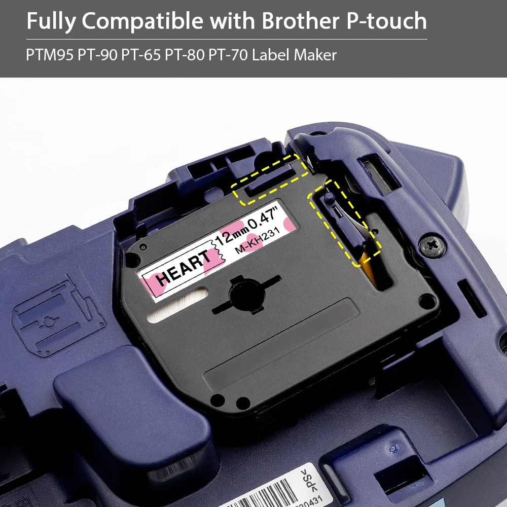 Fimax 3 упаковки совместимые с Brother P-touch M рисунок этикетка лента Φ MK231 P-сенсорный