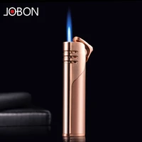 jobon multi colored gas butane jet flame inflatable smart torch lighter for smoking cigarette