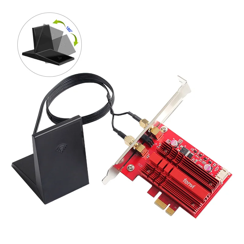 FV-2030T 1730 Мбит/с Настольный PCI Express Беспроводной Wi-Fi карта адаптер для Intel 9260 с BT5.0 MU-MIMO с 9260ac карта для Win10