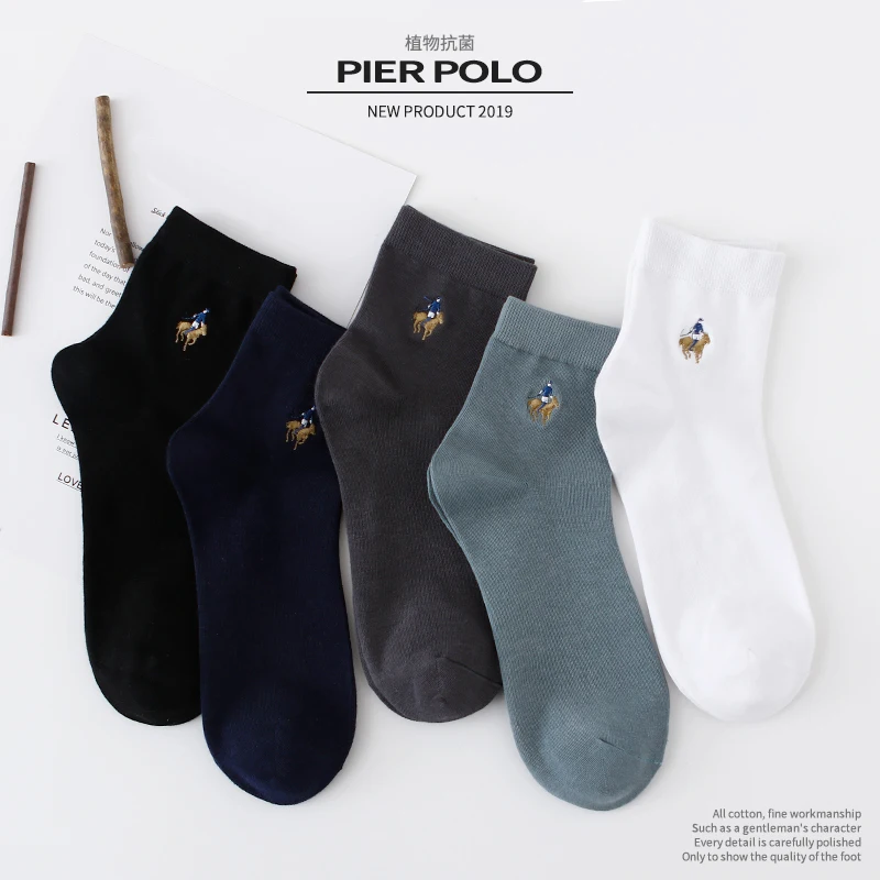 Мужские деловые носки PIER POLO высокое качество мужские хлопковые брендовые