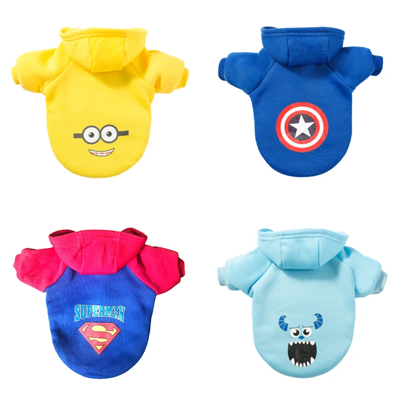 Толстовка с капюшоном для собак зимняя одежда маленьких чихуахуа йоркширского