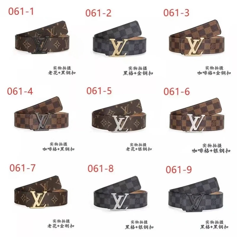 

Роскошный кожаный ремень с пряжкой VIP 2021 для мужчин и женщин, повседневный Модный классический мужской ремень из воловьей кожи с золотой пря...