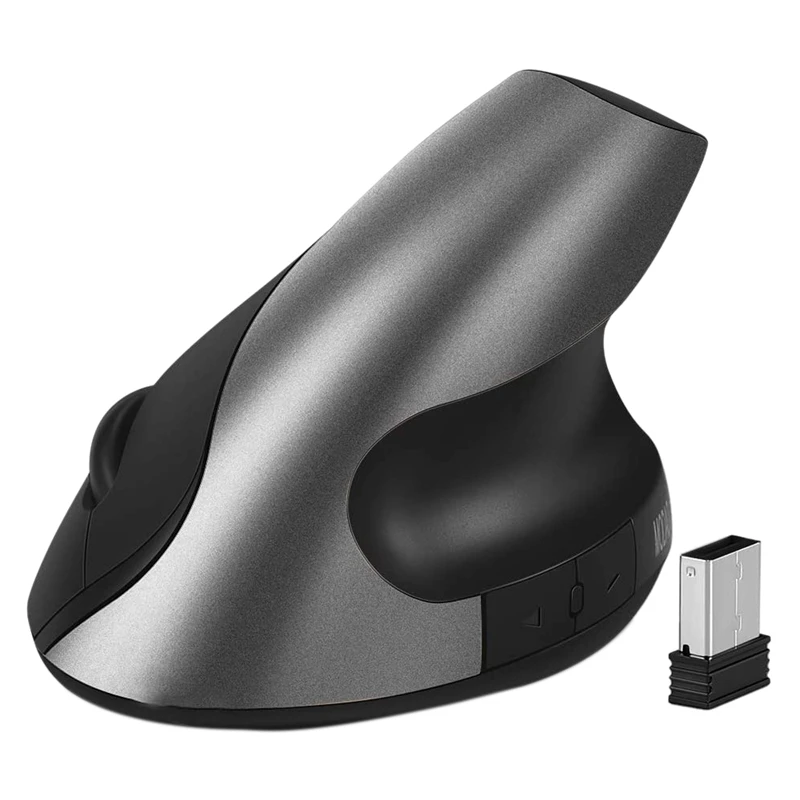 Беспроводная Вертикальная мышь высокоточная эргономичная оптическая 2 4G с 3