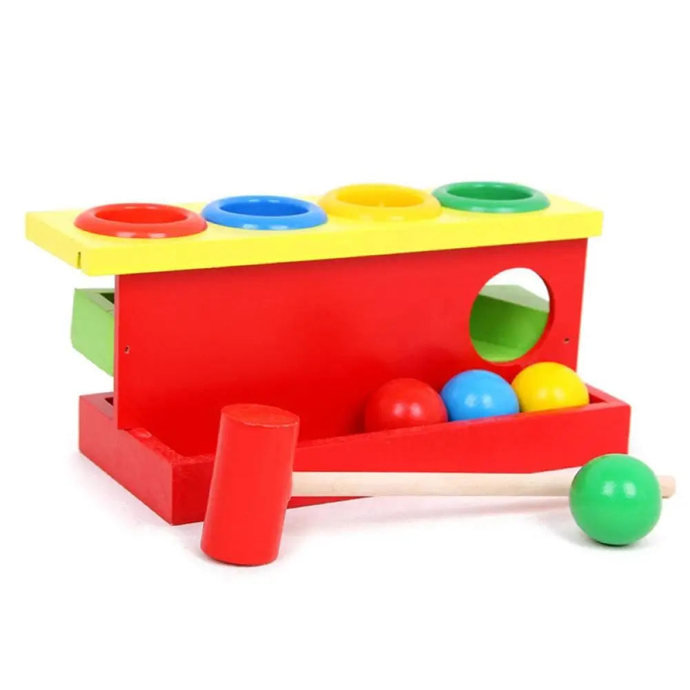 Детская деревянная цветная игра-пазл в виде кованых шаров, игра-пазл, ручная пилинг, Интерактивная игрушка