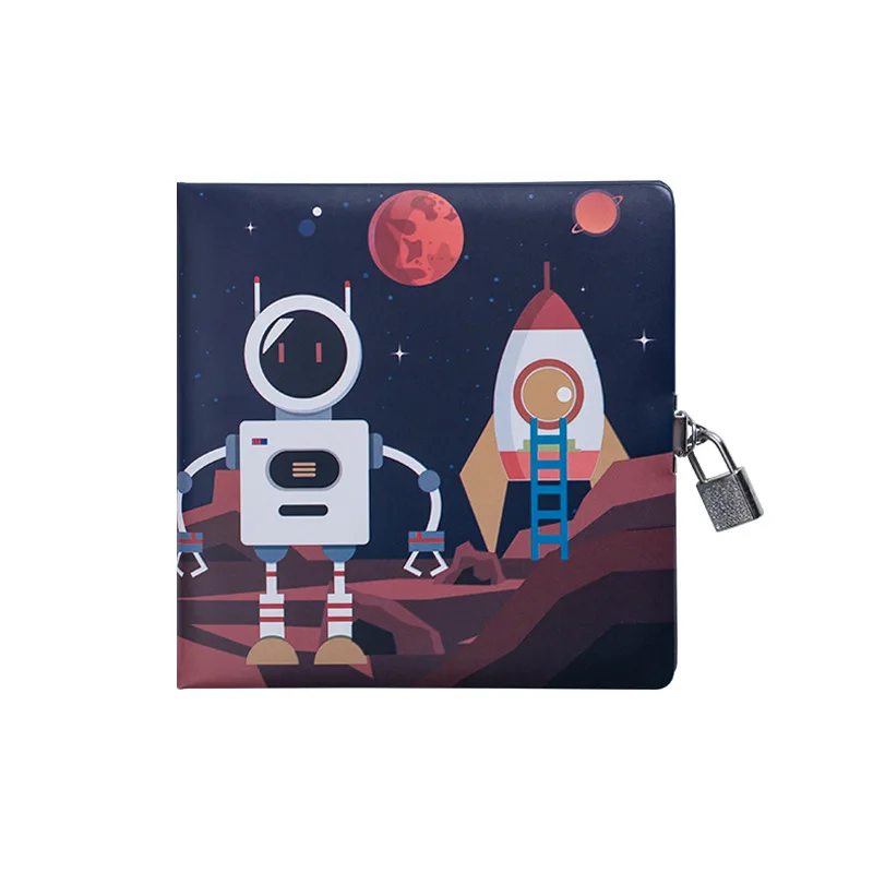 1 шт. блокнот с паролем единорога и замком офисный школьный личный дневник из