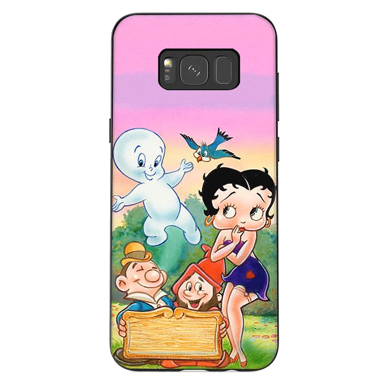 B6 Силиконовый Мобильный чехол для телефона для samsung A70 A60 A50 A40 A20 A30 A10 A9 A8 A7 A6 A5 плюс Чехол для нового IPad Betty Boop - Цвет: B6