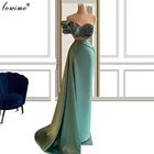 Женское коктейльное платье-русалка, Длинное Элегантное платье знаменитости для выпускного вечера, вечернее праздничное платье, комплект из двух предметов, 2021