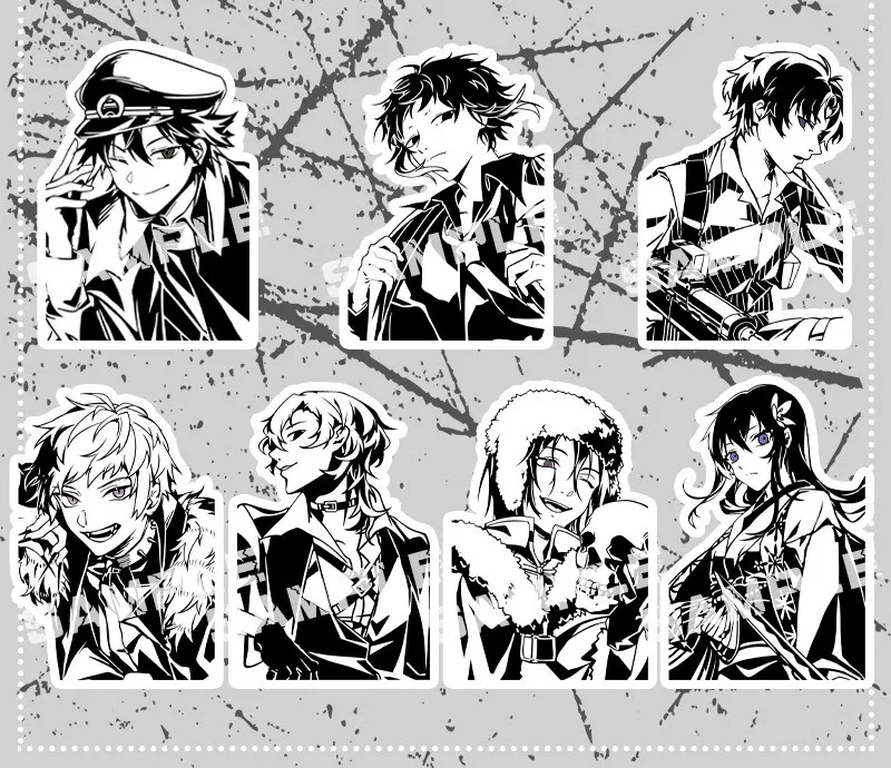 

Anime Bungo Stray Dogs Keychain Men Women Bag Creative Comic Cosplay Acrylic Accessories Fans Gift Car Keyring Holder Pendant