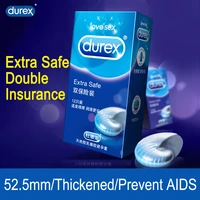 durex extra safe condoms 12pcs modertate thicking safer penis sleeve double insurance condom for men gay intimate goods sexshop