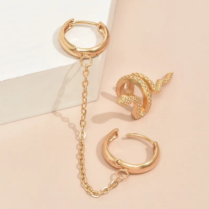 

Fashion Snake Shape Earrings Set for Women Jewelry Personality Gift