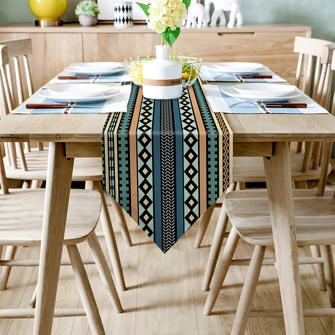 Современная винтажная скатерть s в стиле ретро классические геометрические