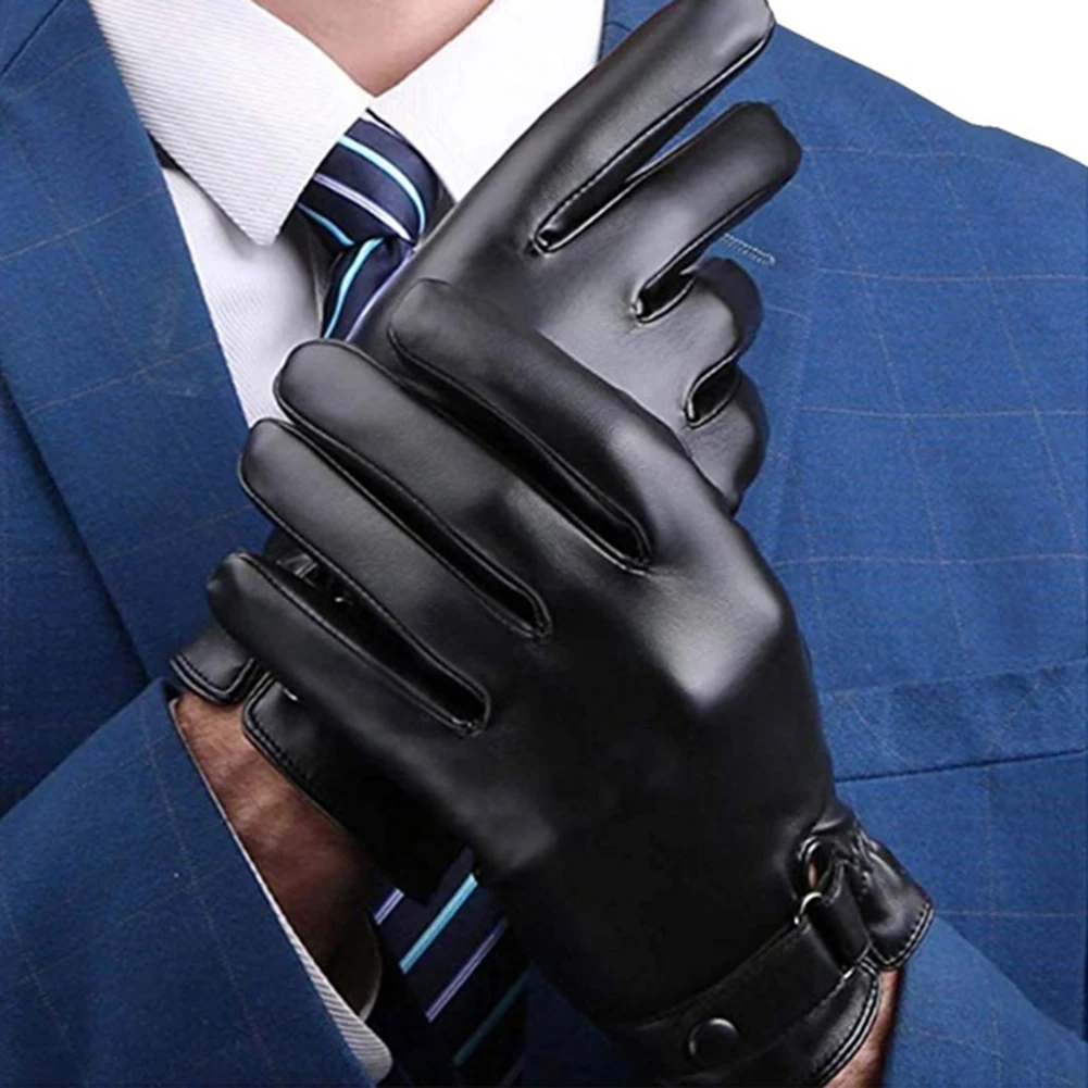 Мотоциклетные Перчатки с пальцами для мужчин 1 пара из искусственной кожи