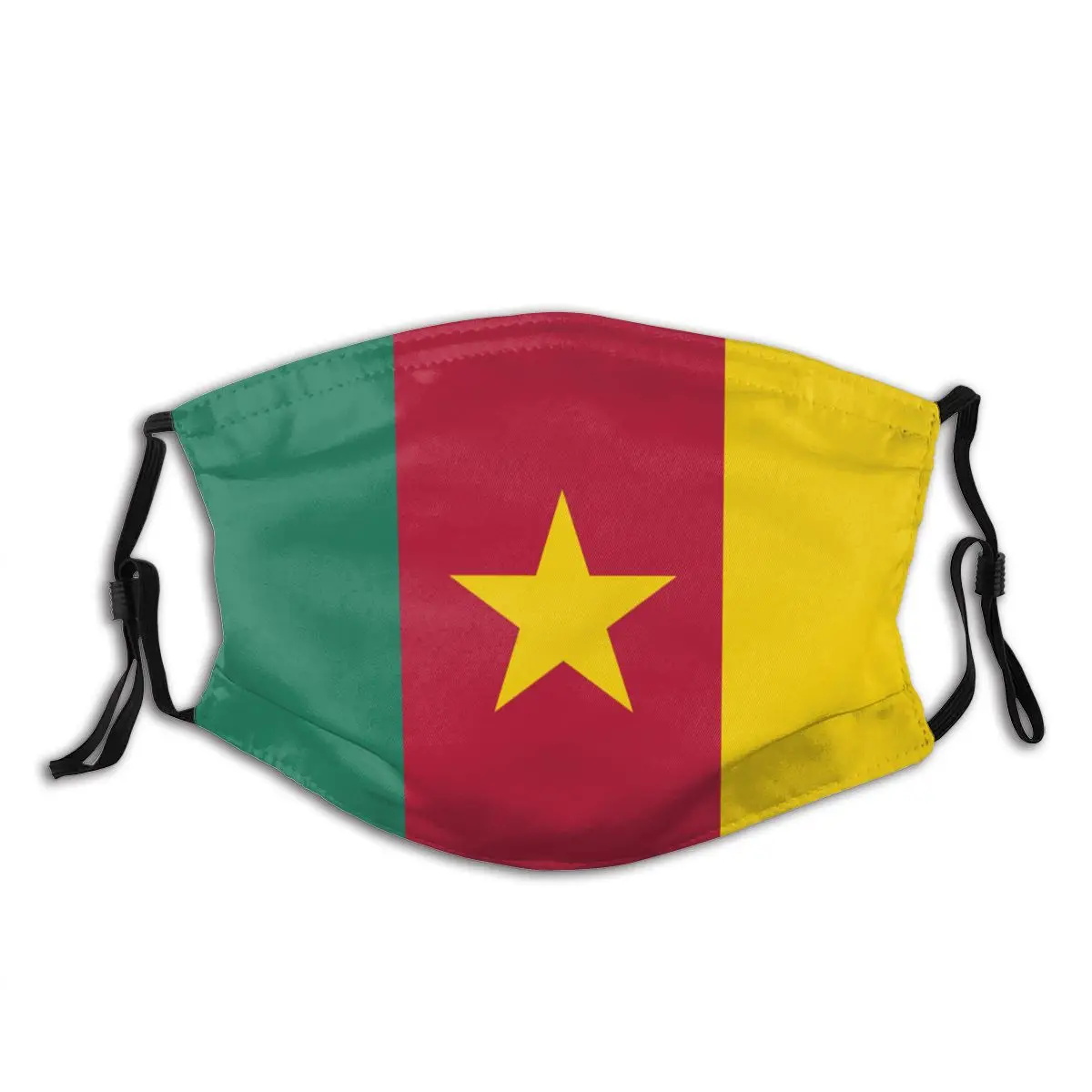 

Cameroon Flag Face Msak With Filter