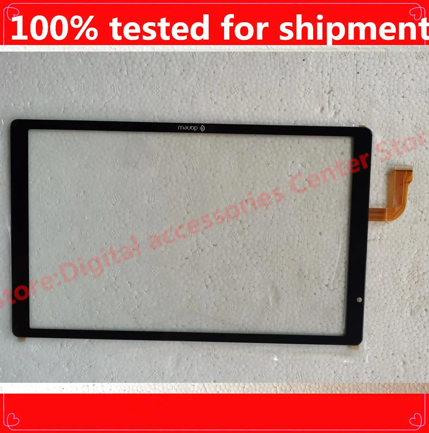 

Free shipping 10.1 inch capacitive touch screen panel digitizer glass sen sor replaceme kingvina-10013-BF