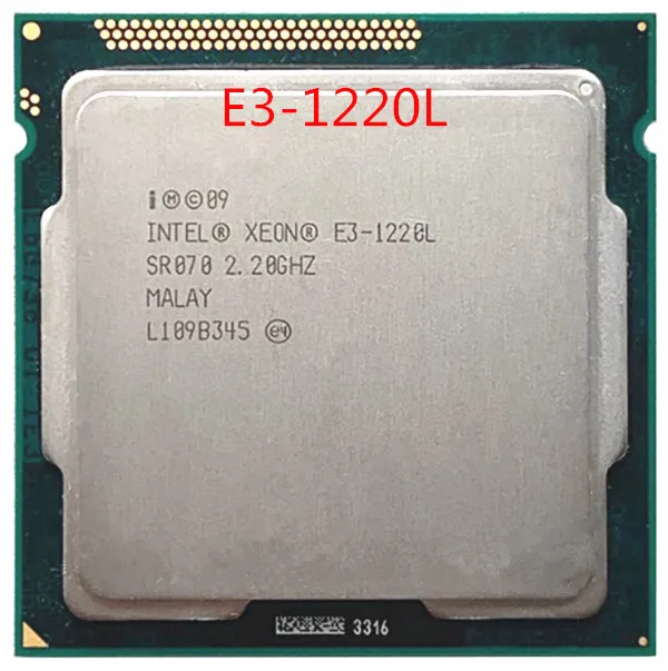 Двухъядерный процессор intel E3-1220L 2,20 ГГц 3 Мб SmartCache E3 1220L DDR3 1333 МГц FCLGA1155 TPD 20 Вт